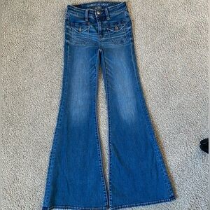 flared festival jeans